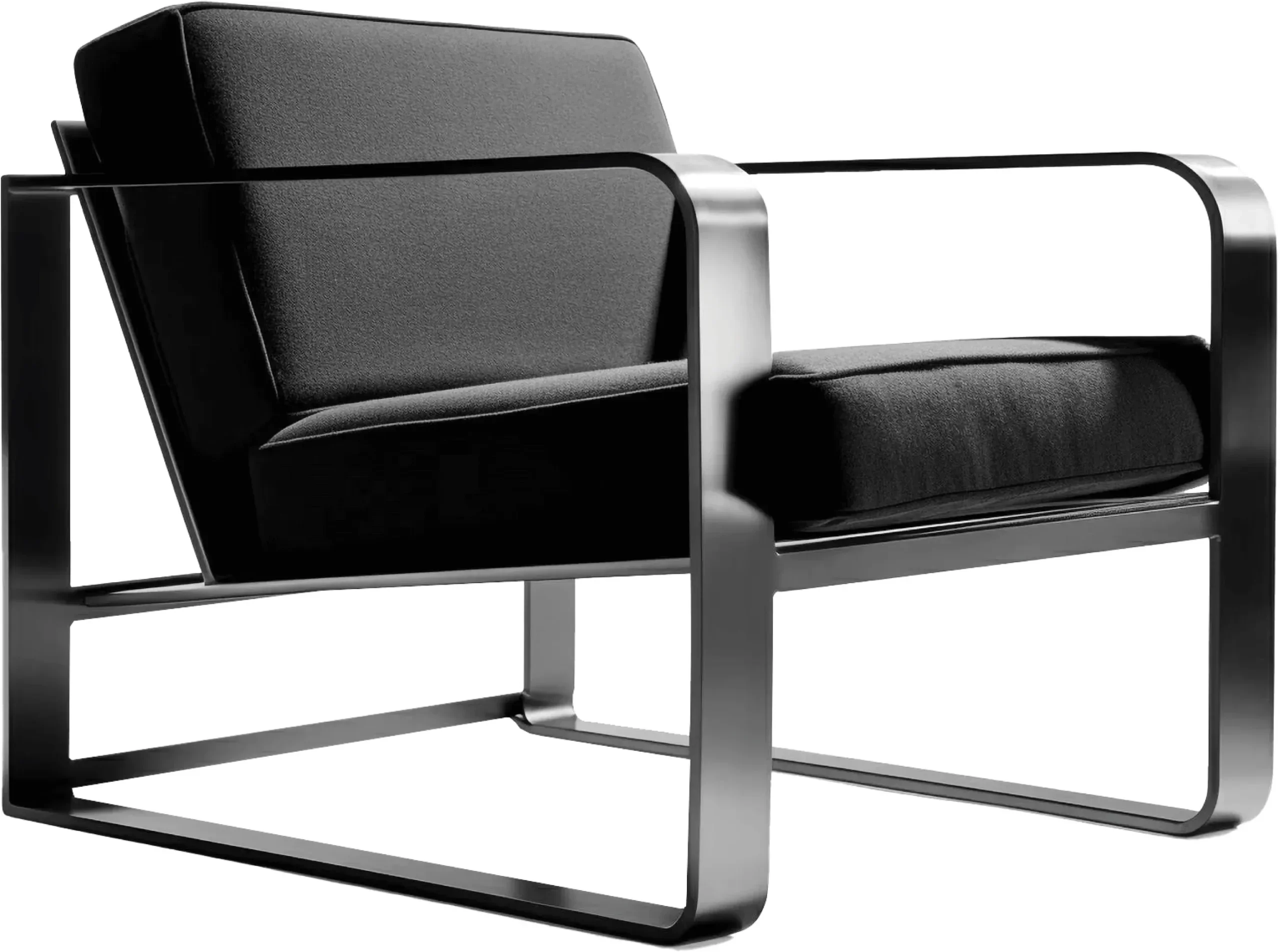 

For Modern Style Living Room Furniture Metal Chair Stainless Steel Low Back Armchair