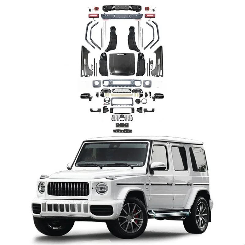 Practical G63 Style Old To New Conversion Body Kit Upgrade Exterior Sport Style Universal Fit Car Auto Guard