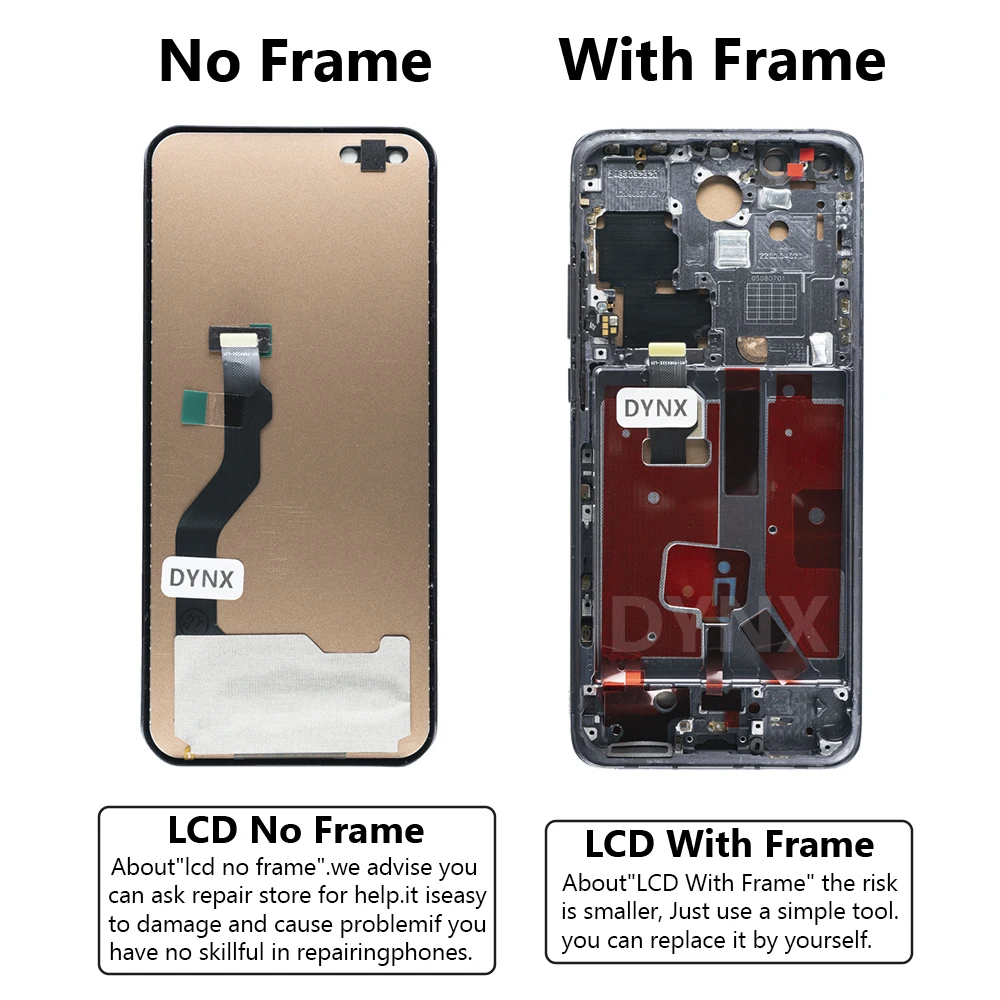 6.58‘’TFT Display  For Huawei P40 Pro ELS-N04,ELS-NX9 ELS-N29 LCD Screen Touch Digitizer Assembly For huawei P40 Pro LCD Display