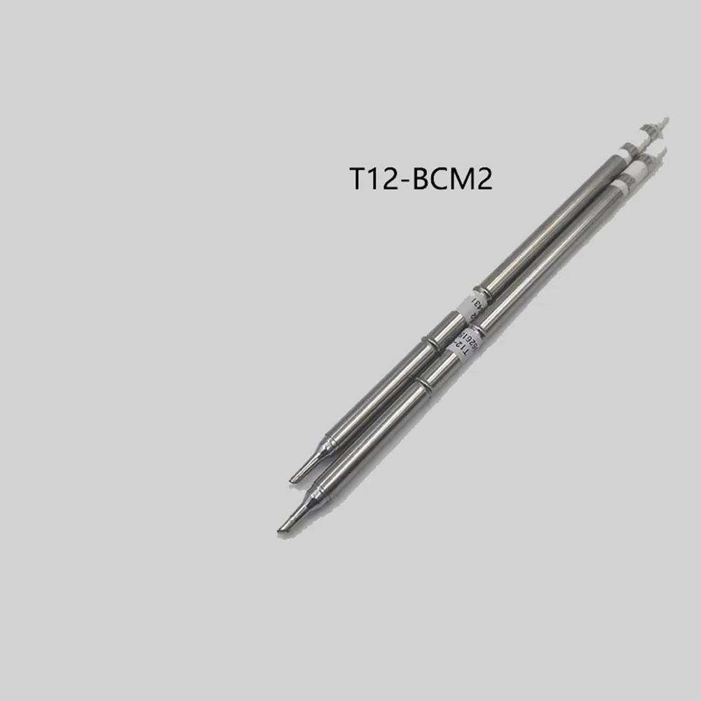 T12 BCM2 BCM3 Electric Soldering Iron Tip T12-BCM2 Soldering Iron Tip Bevel with indent / horseshoe-shaped BCM2 tip with groove