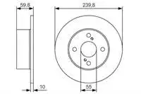 

Зеркало заднего тормоза для 0986479 T96-02 (× 4)