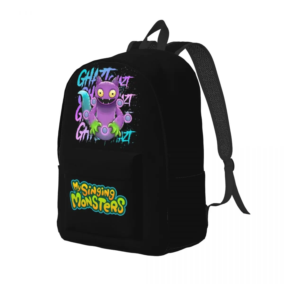 My Singing Monsters for Teens Student School Bookbag Daypack Middle High College Lightweight