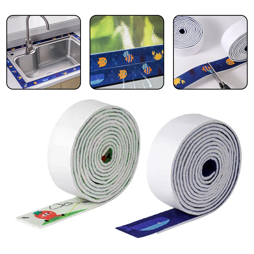 Window Anti-Condensation Strips Absorb Water Keep Dry 2 Rolls Absorbing Strip Non-woven Fabrics Glass Adhesive Tape Hardware