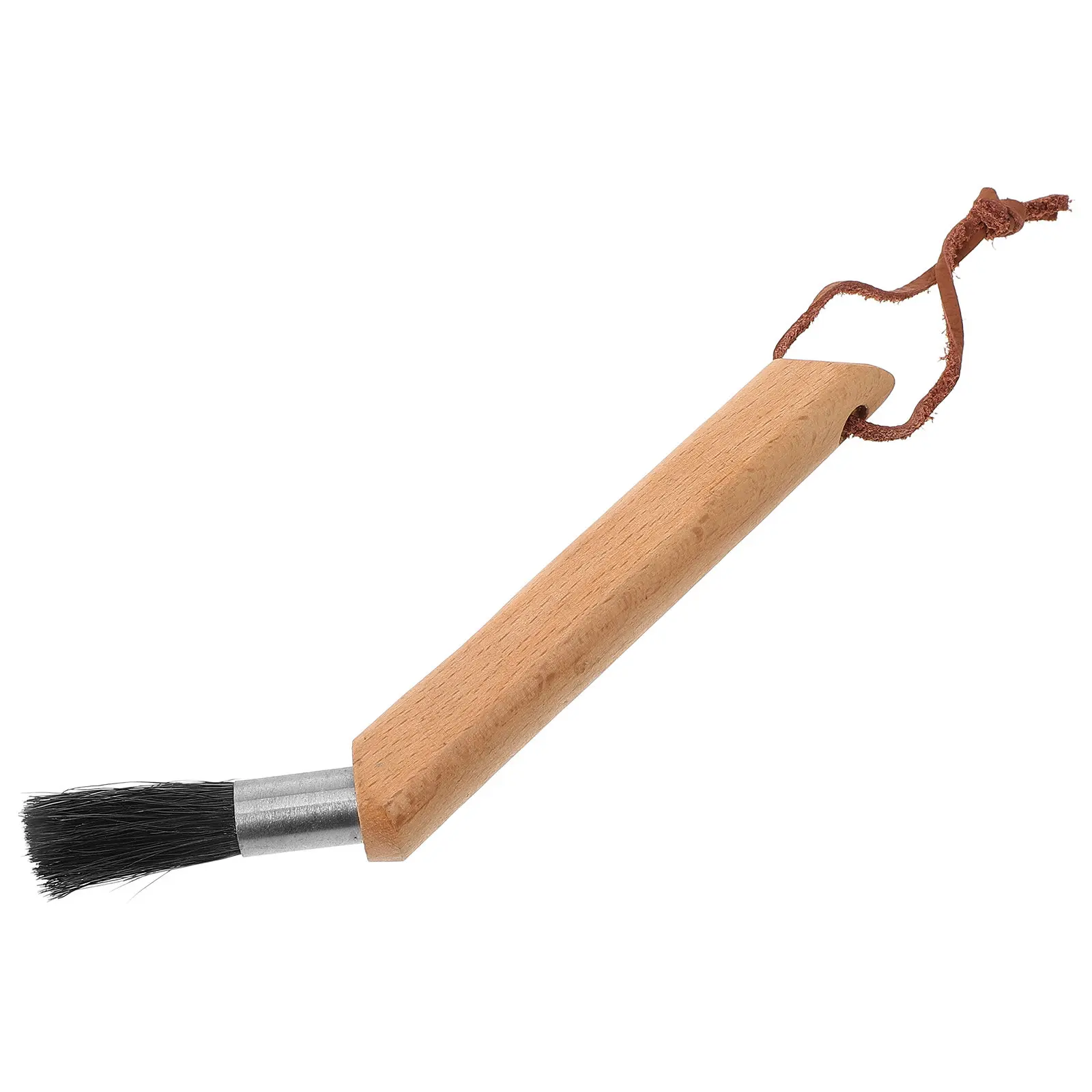 Espresso Machine Cleaning Brush with Soft Bristles & Wooden Handle for Grinder, Portafilter, and Coffee Residue