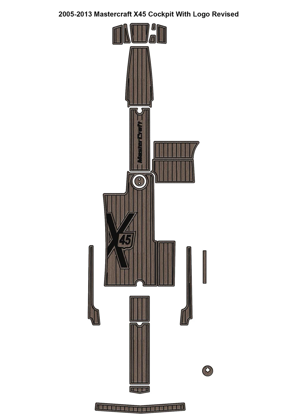 

2005-2013 Mastercraft X45 Коврик для кабины Лодка Пена EVA Искусственный тиковый коврик для пола SeaDek MarineMat Gatorstep Стиль Самоклеящийся XJV2