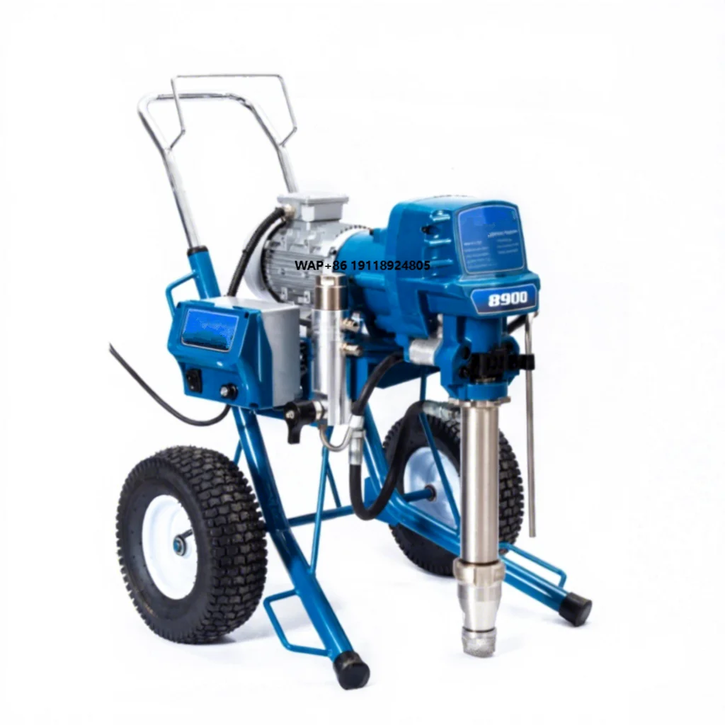 Electric Putty Sprayer Piston Pump Texture Paint Spray Airless Paint Equipment Wall Coating Putty Spraying Machine