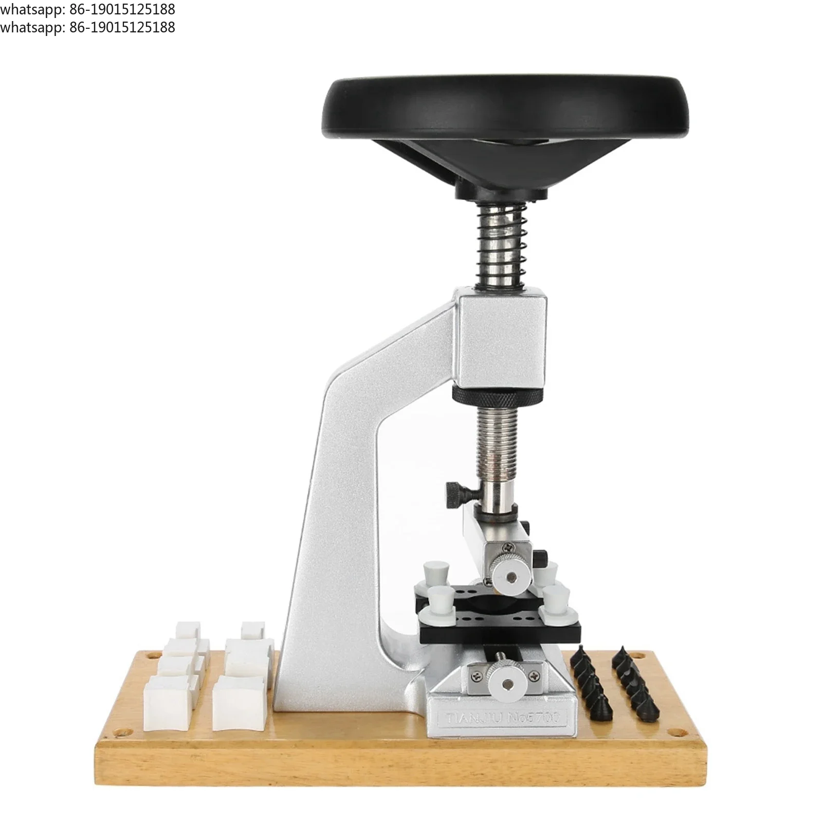 

Desktop watch case opener, wrist watch tool, back opener with 6 molds repair tool remover