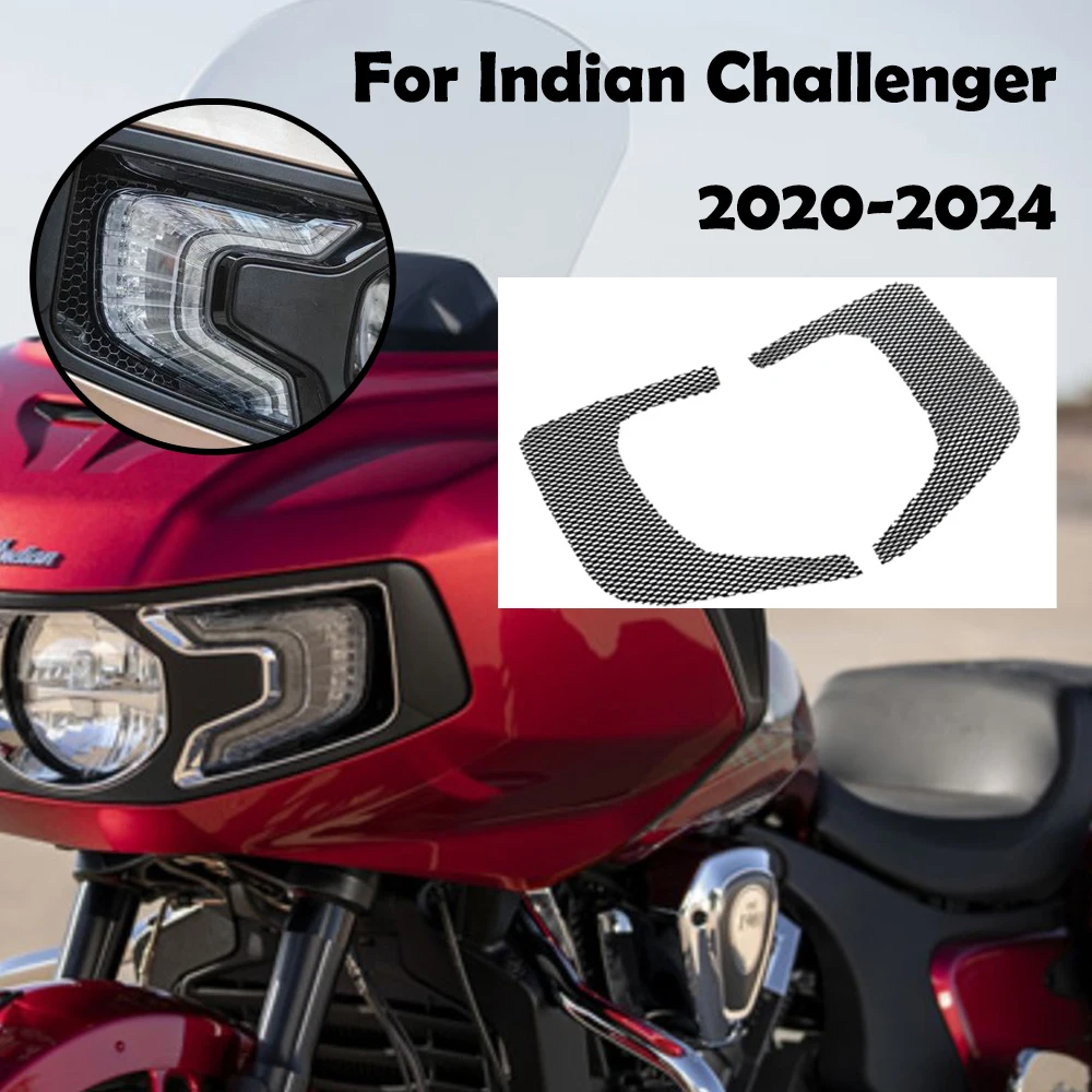 

New Motorcycle Fairing Mesh Grill Side Vent Screen Cover Fit For Indian Challenger Jack Daniels Limited 2020 2021 2022 2023 2024