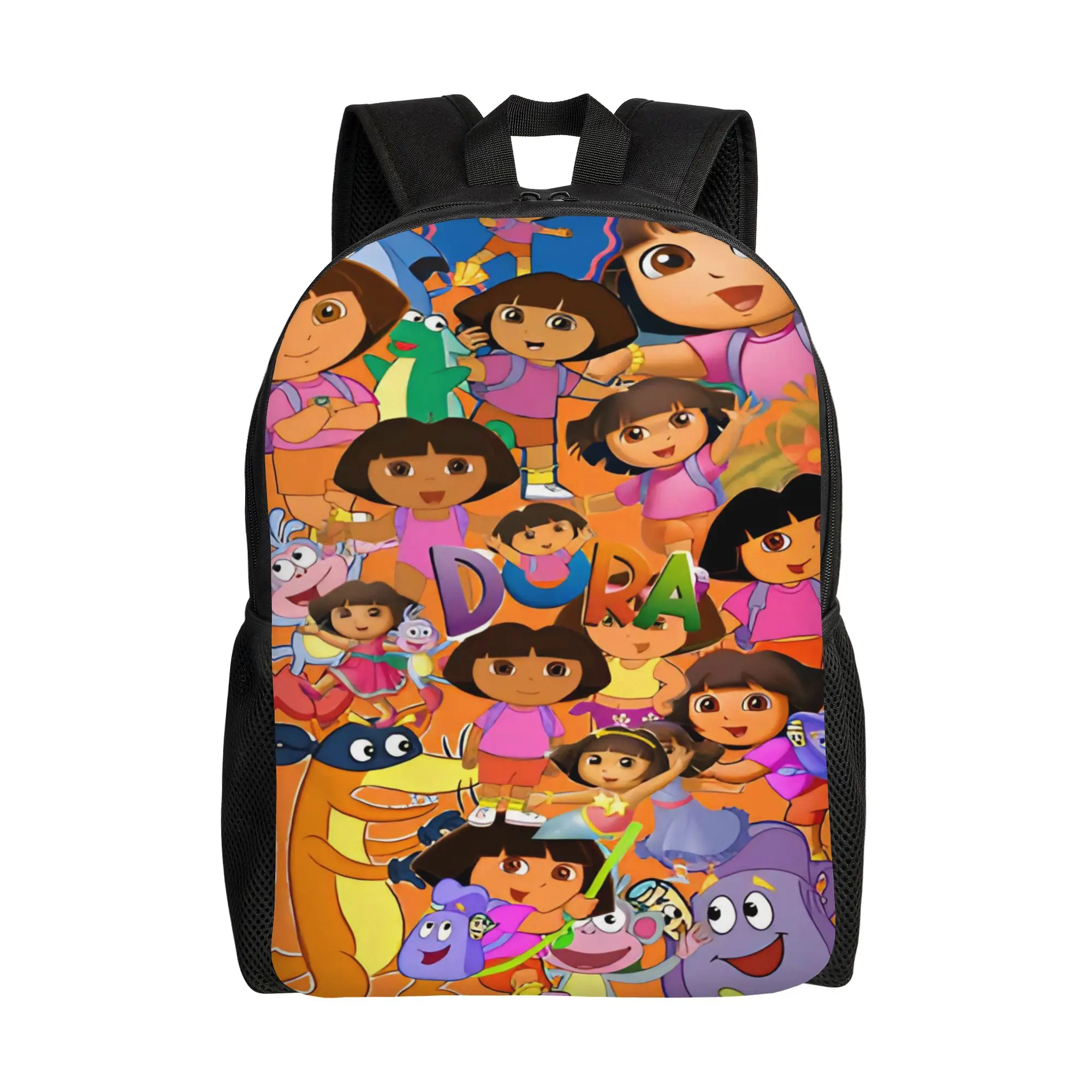 

Cartoon Doras The Explorer Backpack Male Lightweight Backpacks Polyester Casual School Bags Travel Designer Rucksack
