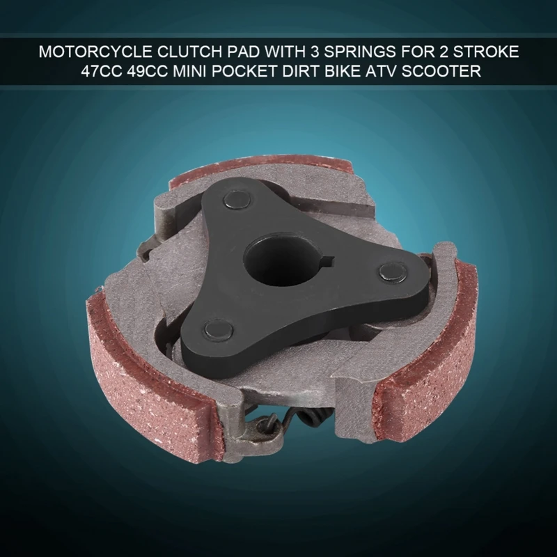 AliExpress DOACT Motorcycle Clutch Pad with 3 Springs for 2 Stroke 47cc 49cc Mini Pocket Dirt Bike ATV Scooter new