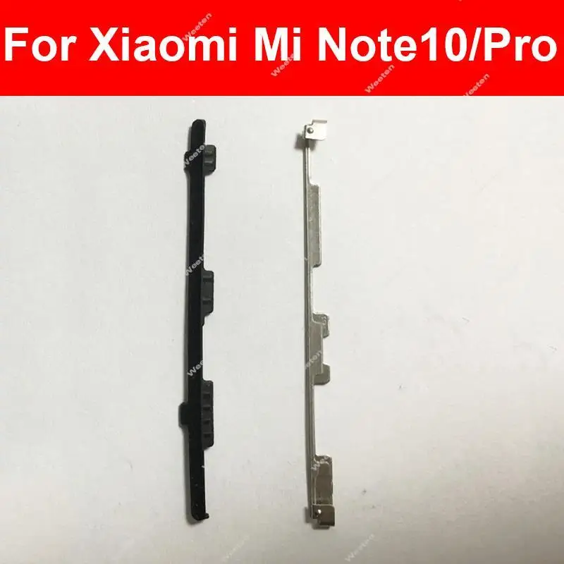 Power Volume Buckle Button Bracket For Xiaomi Mi 8 9 10 10T Lite Mi 10i 10 Pro Ultra 5G Mi CC9Pro Note10 Pro Side Key Outer Clip