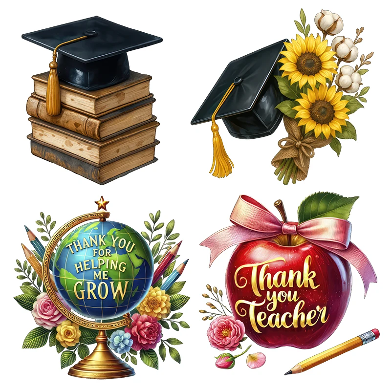 Three Ratels CD177 Teacher's Day Graduation Season Celebration Stickers Waterproof self-adhesive gift decals