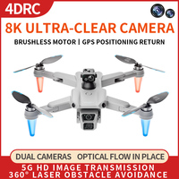 4DRC New Drone F14 GPS Drone 8K Professional 4K HD FPV Drones Obstacle Avoidance Brushless RC Quadcopter Kid Gift Toys