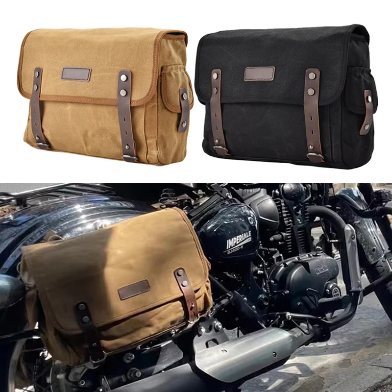 

Мотоциклетная сумка Съемная большая вместительная сумка для снаряжения для верховой езды Сумка-мессенджер на одно плечо из кожи Crazy Horse