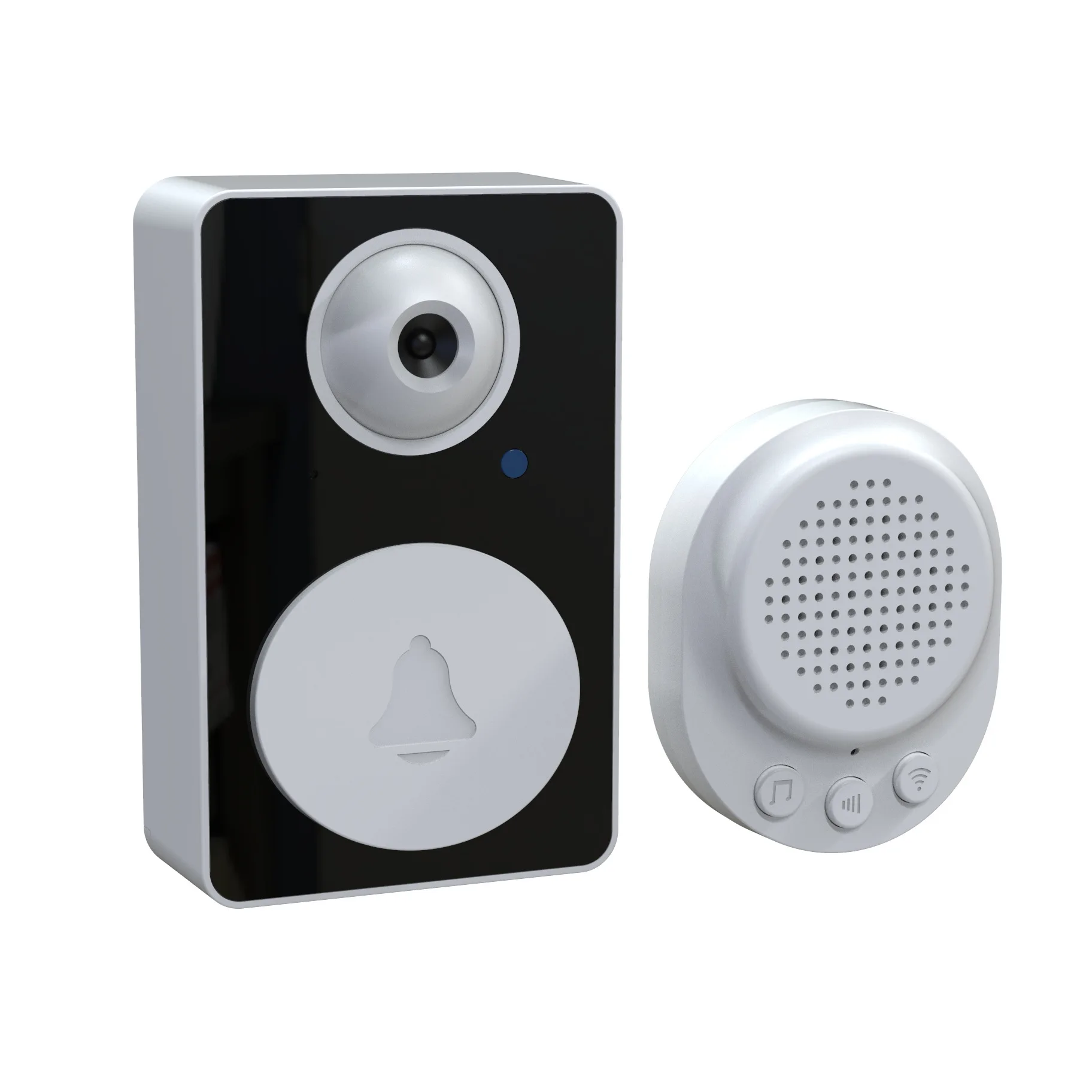 Wireless WIFI Doorbell 3Days Free Cloud Storage Intercom Video Door Phone With USB Indoor Chime  Build-in Battery