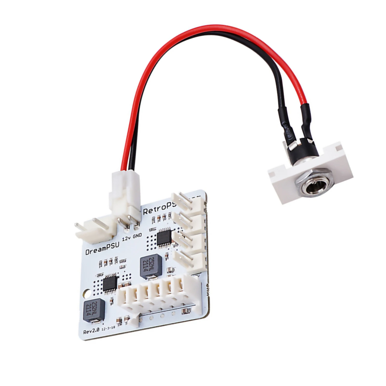 

DreamPSU Rev2.0 12 В Power Rev2.0 небольшой размер 1,89 x 1,70 дюйма оригинальный блок питания DreamPSU для дискового привода DreamCast GDROM
