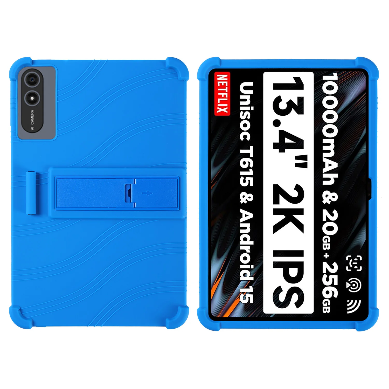 For FIRYMID G99 Tablet 13.4" Android 15 Case Shockproof Cover Soft Silicon Stand Protective Shell