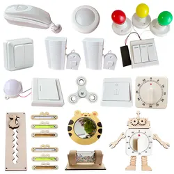 비지 보드 액세서리 DIY 장난감 나무 부품 장난감, 금속 자물쇠, 가죽 버클, 몬테소리 교육 게임, 지능 개발