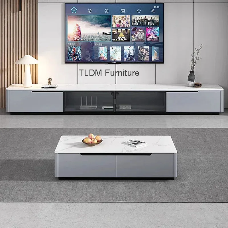 

Aesthetic Luxury Coffee Table Design Minimalist Glam Square Coffee Tables Modern Storage Tavolino Salotto Living Room Furniture