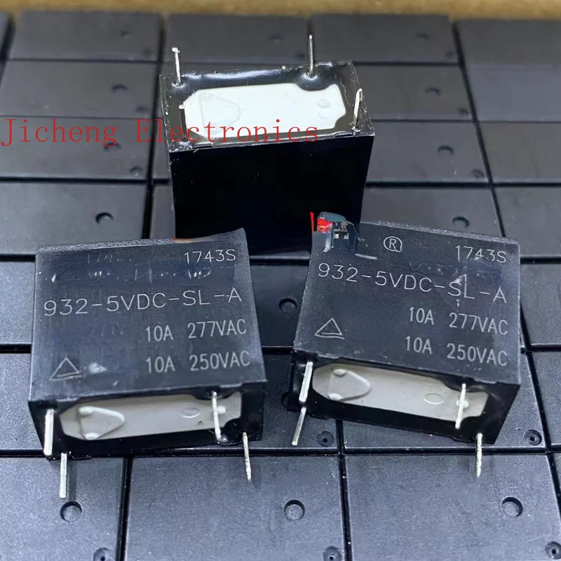 2PCS Original 932-5VDC-SL-A 4-pin 10A Relay Y32F-SS-105HM