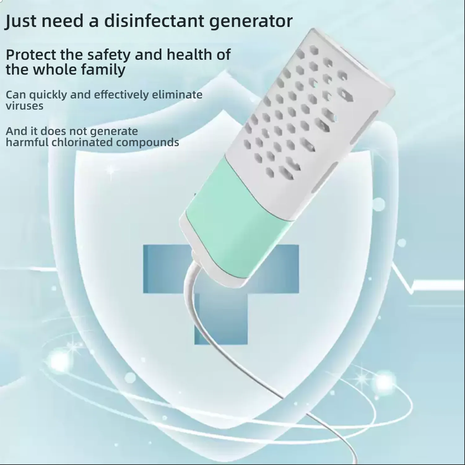 USB Portable Disinfectant Maker | Sodium Hypochlorite Generator | Homemade 84 Disinfectant Sterilizer | Instant Use