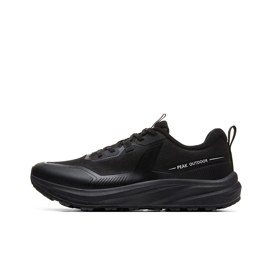 PEAK Cushioning Rebound Abrasion Resistant Breathable Slip Resistant Running Shoes Men's Black DG2630211
