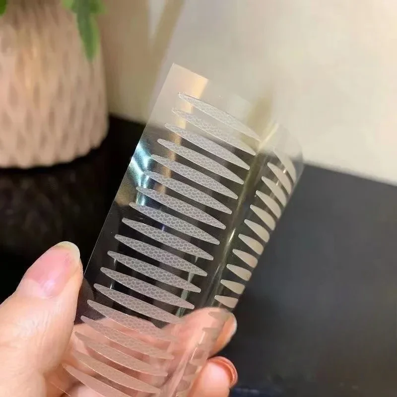 Double Fold Eyelid Tape Sticker Lace Nature Clear Gray Eyelid Stripe Big Eyes Invisible Double Fold Eyelid Sticker Makeup Tools