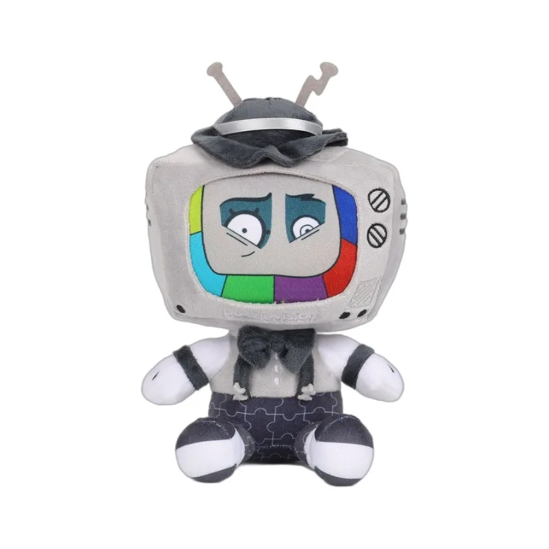 New TV host plush toy cute TV doll