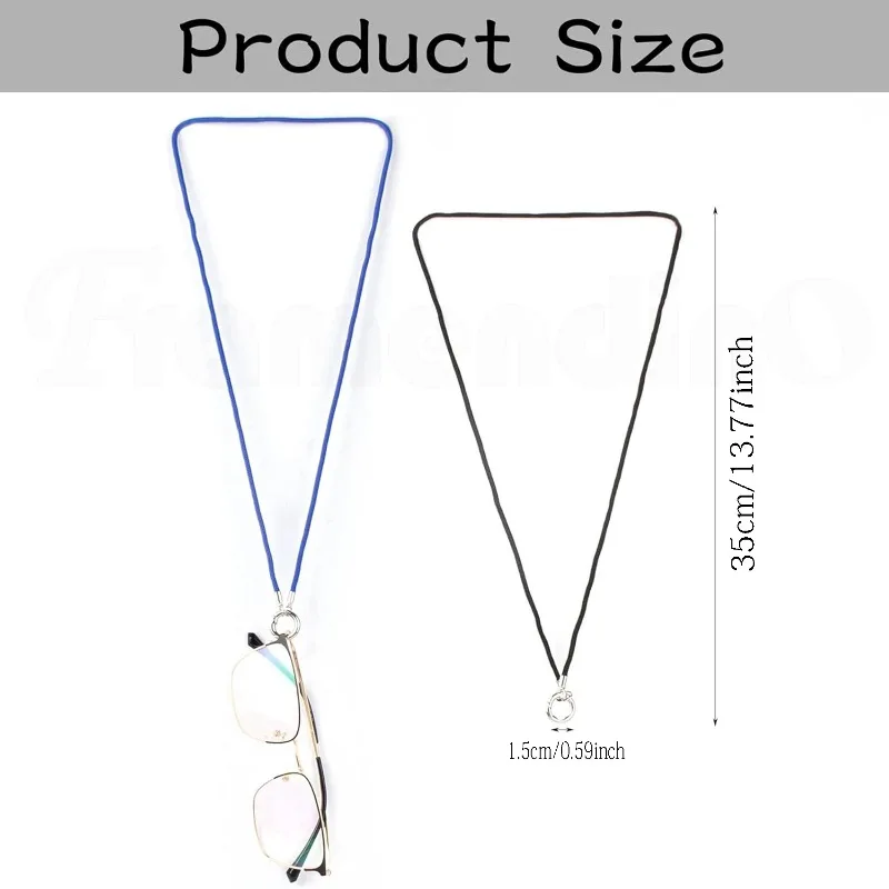 Brillen Seil Hals Tragbare Kordel Schnur Hängen Unisex Sonnenbrille Schlüsselbund Gläser Halter Retainer Strand Gläser Kette – Detail 5