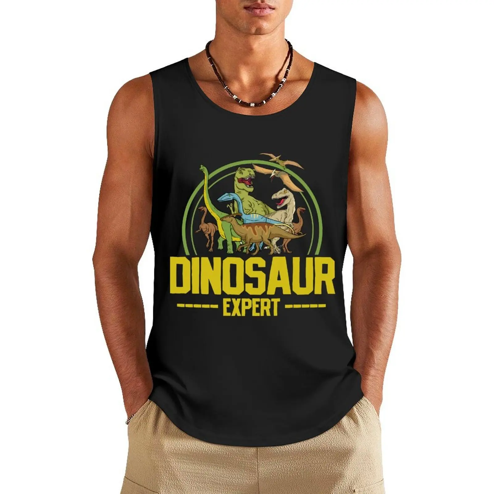 

Dinosaurs Paleontologist Dinosaur Expert Tank Top gym top basketball Top summer
