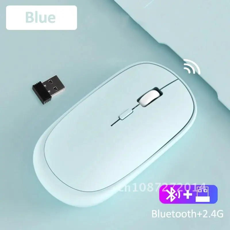 Wireless Mouse Rechargeable Bluetooth Silent Ergonomic Computer For iPad Mac Tablet Macbook Air Laptop PC Gaming Business Office