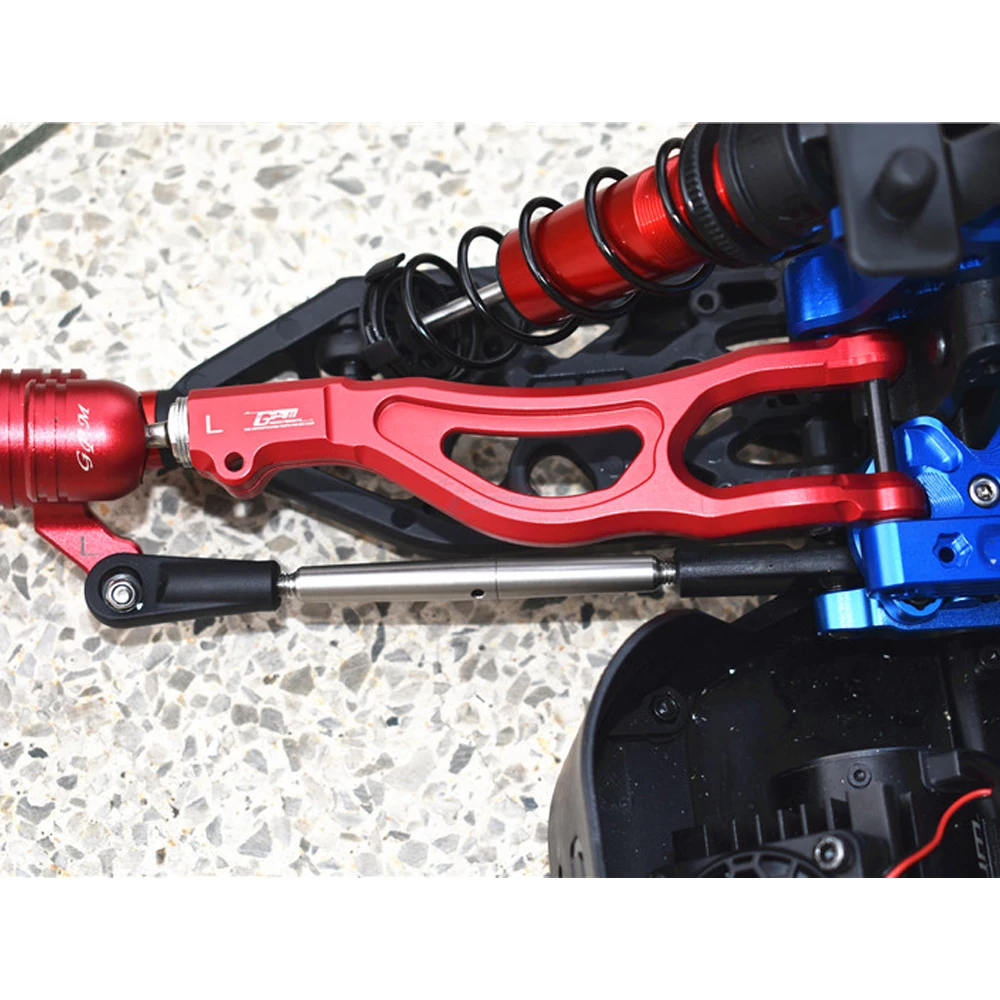 Bras de Suspension avant en métal GPM ARA330561, bras oscillants pour ARRMA 1/5 KRATON OUTCAST EXB 8S Monster Truck RC, pièces de mise à niveau