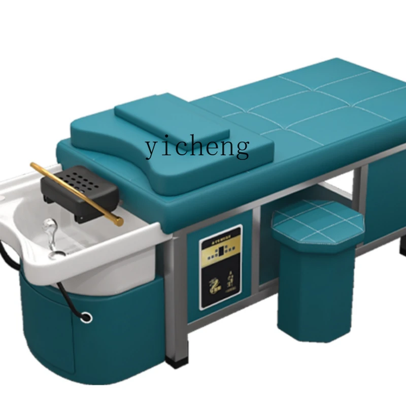 

ZF Ceramic Basin Head Treatment Bed Water Circulation Beauty Salon Special Shampoo Physiotherapy Bed