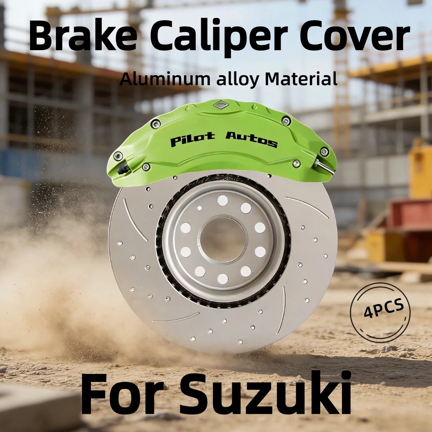 For Suzuki Car Brake Caliper Cover Aluminum Alloy Kit Fit Celerio Ciaz Dzire Eeco Ertiga Fronx Grand Vitara Hustler Ignis Jimny