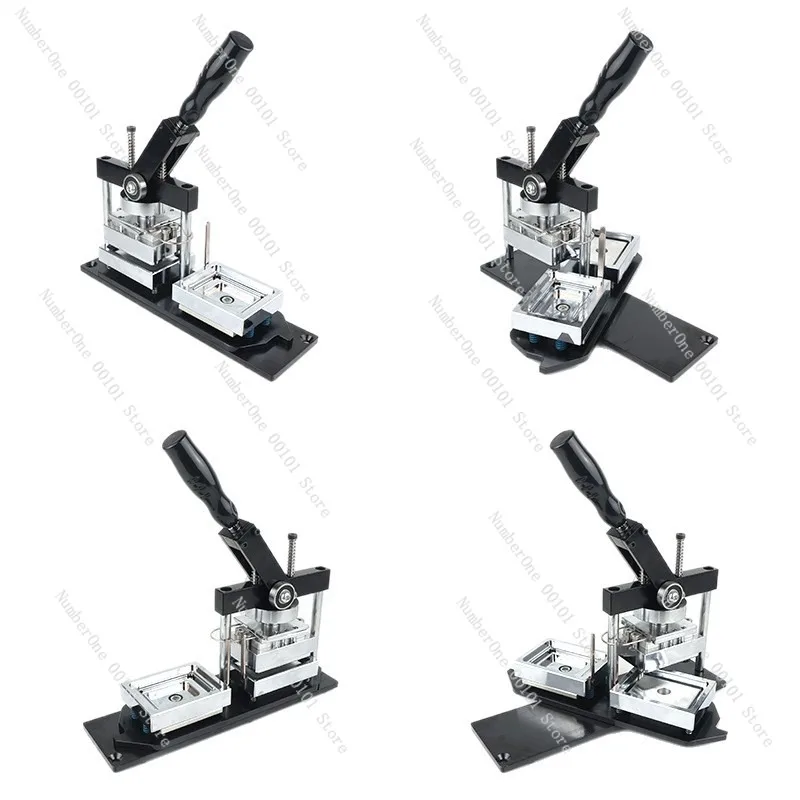 Premium Rectangular Fridge Magnet Badge Making Machine 80x53mm 90x65mm Square Button Maker Press DIY Photo Logo Pin Magnetic