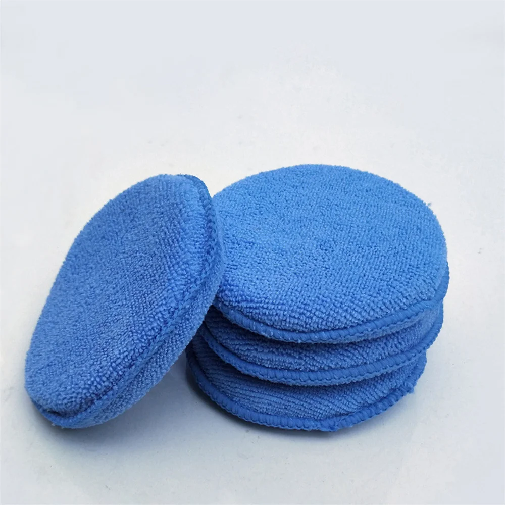 1/3Pcs Car Accessories Car Cleaning Detailing Sponge Car Wax Sponge Dust Remove Foam Applicator Auto Care Polishing Pad