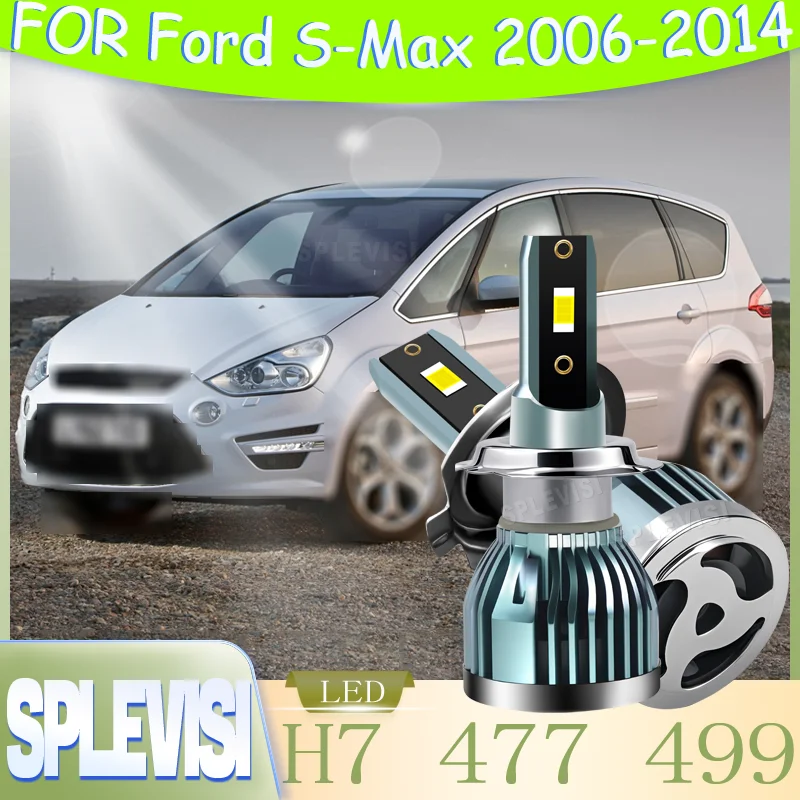 

Waterproof IP68 Quick On H7 477 LED Headlight Low Dipped Beam Bulbs For Ford S-Max 2006 2007 2008 2009 2010 2011 2012 2013 2014