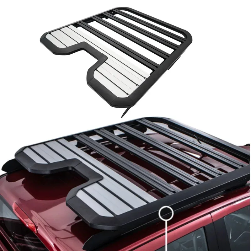 

For TRITON L200 2015-UP CAR ROOF RACK Roof Platform Flat Platform Roof Basket in Aluminum Perfect Fit
