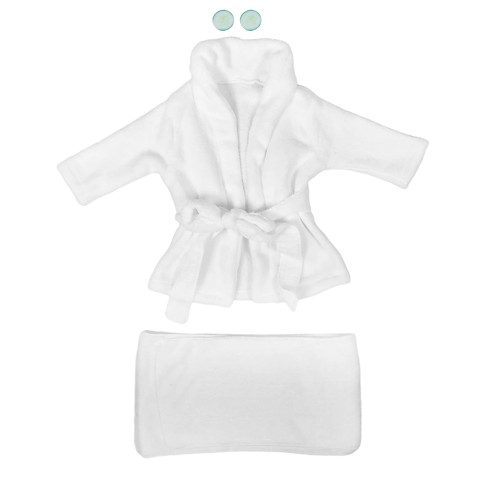 

Newborn Bathrobe Clothes Bathrobes for Babies Outfit Girl Photoshoot Outfits Bathing Booth Props