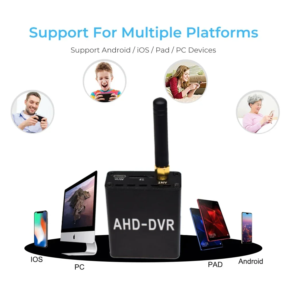 1080P Mini Wifi DVR Camera Kits Video surveillance recorder Onvif   AHD DVR P2P Video Audio DVR Recorder 128GB TF Card Slot