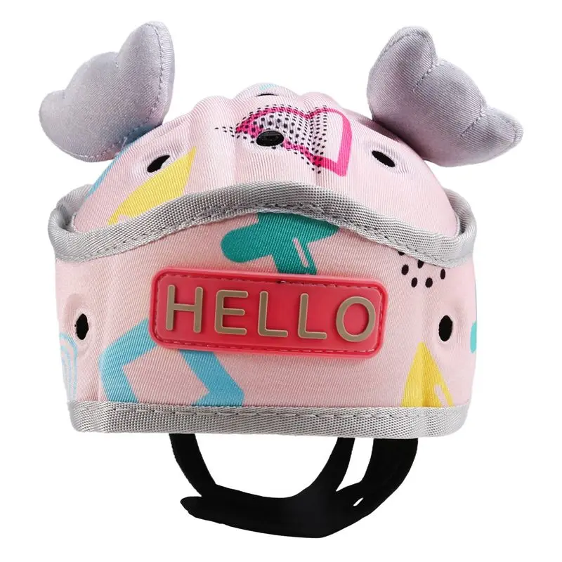 Casco di sicurezza regolabile B05C per bambini, protezione per la testa a 360 gradi, cappello di sicurezza morbido per bambini che imparano a camminare