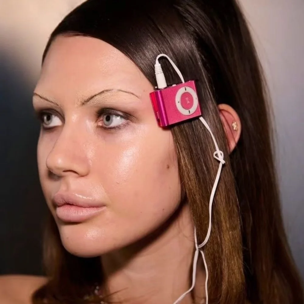 Original Mini MP3 Player Music Media Mini Hair Clip Vintage Fun Y2K Girl Valentine's Day Gift Harajuku Decoration Accessories