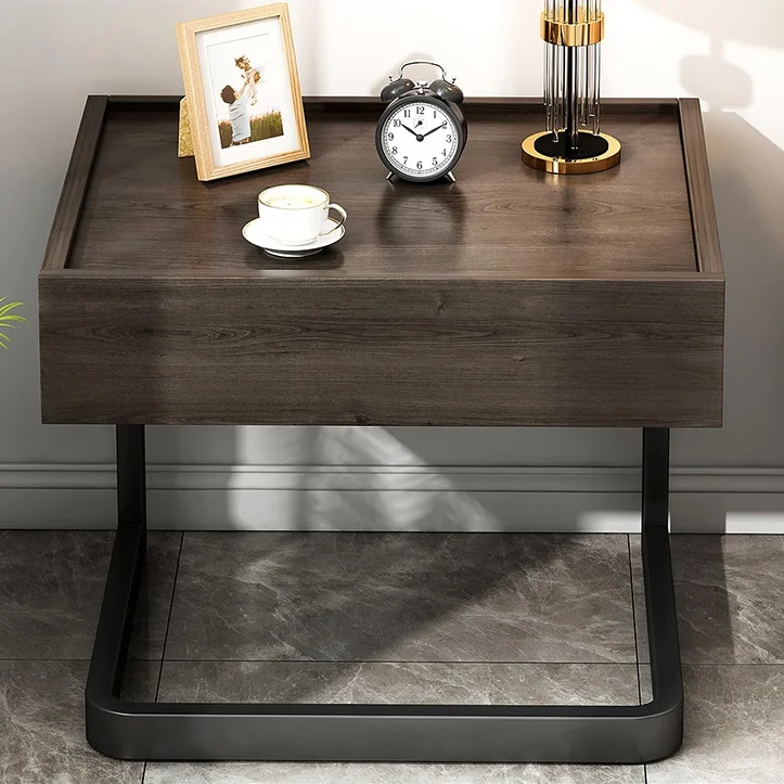 

*Nightstand Simple Modern Home Bedroom Simple Italian Style Bedside Drawer Cabinet Bedside Storage Shelf