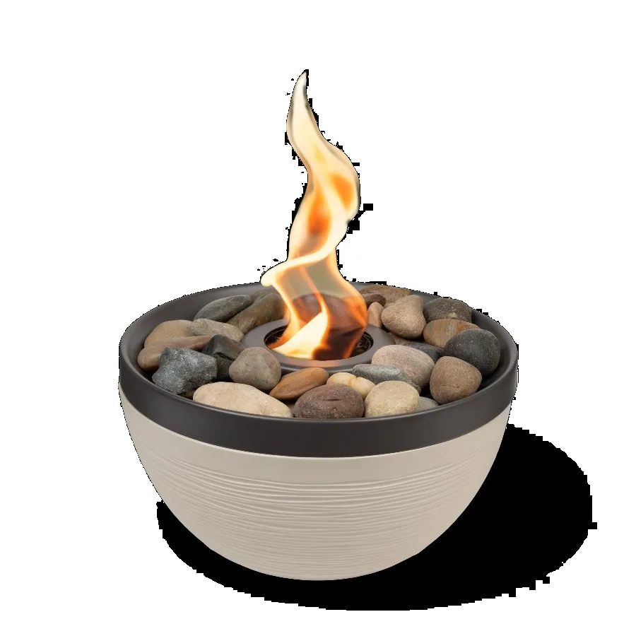 Sterno Tabletop Fire Pit Medium Smokeless Mini Fireplace  Indoor Outdoor Patio & Balcony Decor,Portable Fire Pit 9.5