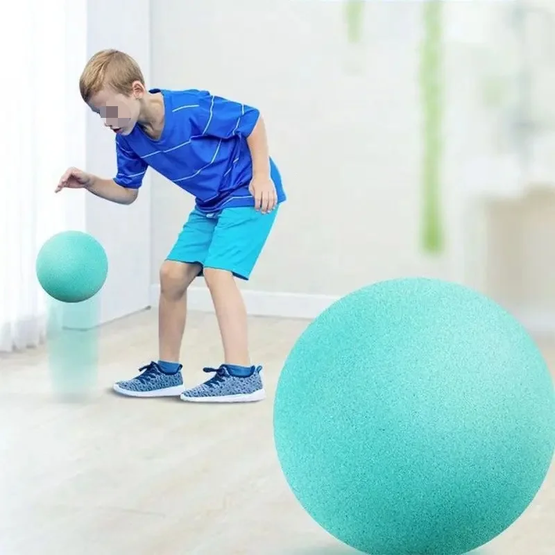 Pu Indoor Kid Mute Bounce Ball Spielzeug Stress abbau Spielplatz Junge Spiel Silent Play Home Sport Soft Foam Basketball Dekomprimieren Geschenk