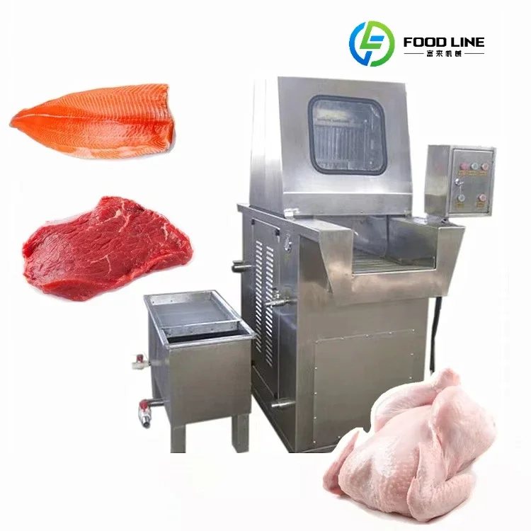 Stainless Steel and High Quality Saline Liquid Automatic Marinade Meat Beef Chicken Injector for Sale Customized