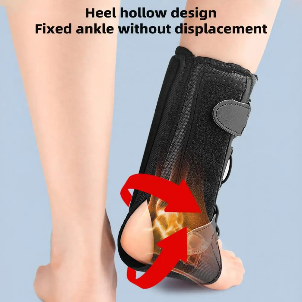 Adjustable Ankle Support with Fastener Tape Ankle Support Brace for Men Women Elastic Compression Foot Sleeve for Plantar