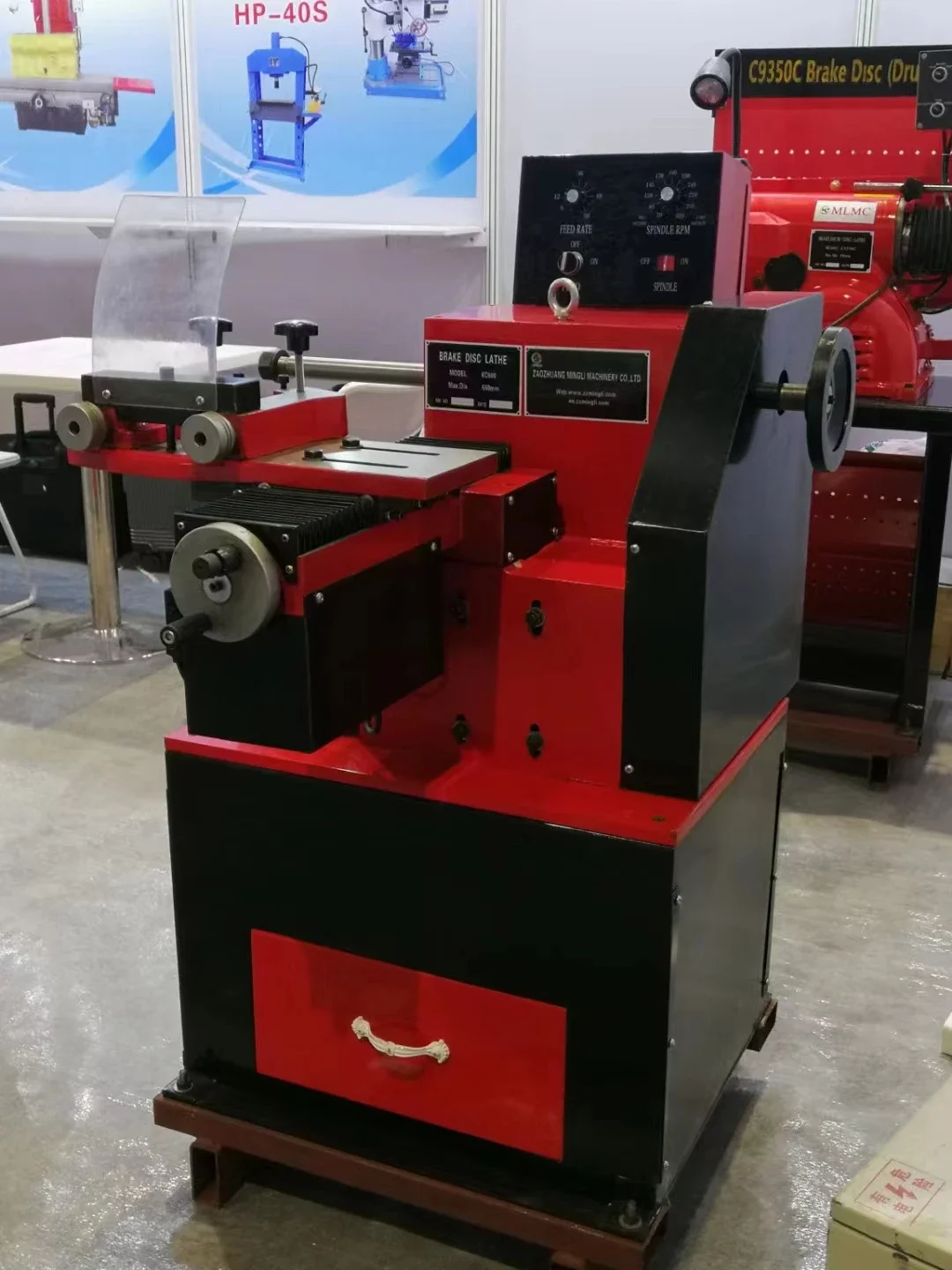 Hot selling factory stock brake disc lathe with CE Brake disc grinding and cutting equipment