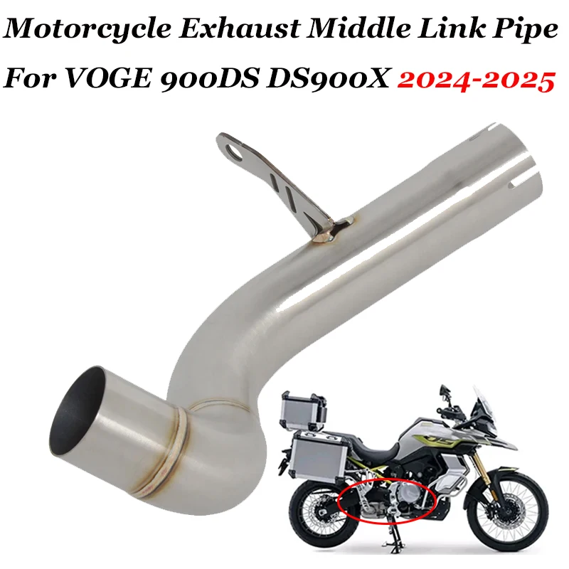 

Slip On For VOGE 900DS 900 DS DS900X DS900 X 2024 2025 Motorcycle Exhaust Escape Modified Muffler Mid Link Pipe Connect Original