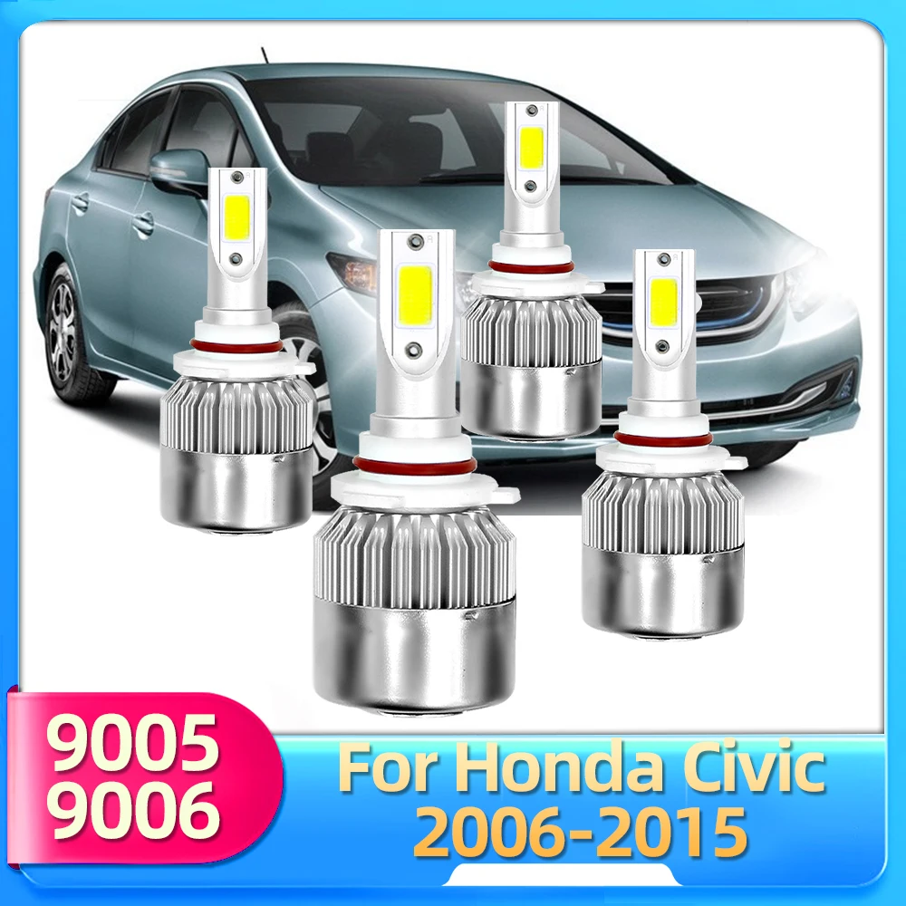 

Roadsun светодиодные фары лампа для светильник автомобиля авто фары 8000LM для Honda Civic 2006 2007 2008 2009 2010 2011 2012 2013 2014 2015